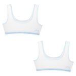 نیم تنه دخترانه ماییلدا مدل 4568-2-2 رنگ آبی بسته دو عددی