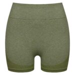 شلوارک ورزشی زنانه ماییلدا مدل پشت چین دار کد 4846 رنگ سبز