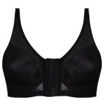 سوتین زنانه اما مدل گنی جلو قزن دار کد 470028-3651NEW رنگ مشکی