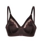 سوتین زنانه لین مدل بدون فنر کد 4680-400 رنگ قهوه ای