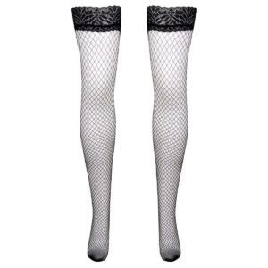 جوراب ساق بلند زنانه ماییلدا مدل زنبوری فیشنت کد 4922-4315 رنگ مشکی