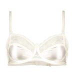 سوتین زنانه لین مدل فنردار کد 4680-418 رنگ شیری