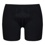 شورت مردانه یوکی مدل پادار نخی کد 4882 رنگ مشکی