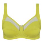 سوتین زنانه اما مدل بدون فنر کد 4928-4100 رنگ زرد