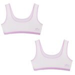 نیم تنه دخترانه ماییلدا مدل 4568-2-2 رنگ بنفش بسته دو عددی