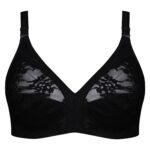 سوتین زنانه پانیذ مدل بدون فنر کد 66500 رنگ مشکی