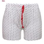 ست تاپ و شلوارک زنانه کوزا مدل قلبی کد 9220 رنگ قرمز