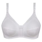 سوتین زنانه پانیذ مدل بدون فنر کد 66321 رنگ سفید