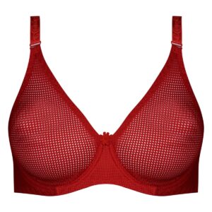 سوتین زنانه پانیذ مدل فنردار تابستانی کد 66305 رنگ قرمز