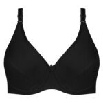 سوتین زنانه پانیذ مدل فنردار کد 22205 رنگ مشکی