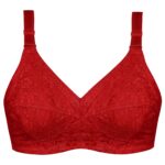 سوتین زنانه ماییلدا مدل بدون فنر کد 4779 رنگ قرمز