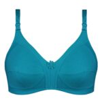 سوتین زنانه پانیذ مدل بدون فنر کد 66321 رنگ آبی آسمانی