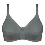 سوتین زنانه پانیذ مدل بدون فنر کد 66321 رنگ طوسی