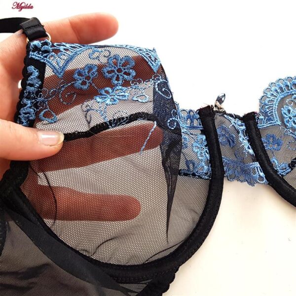 ست شورت و سوتین زنانه فیتن فرخ زادی مدل فنردار گیپور کد 4952-3 رنگ مشکی