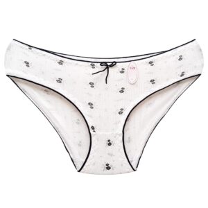 شورت زنانه ماییلدا مدل گلهای بهاری کد 4973 رنگ مشکی