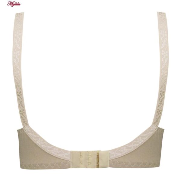 سوتین زنانه پانیذ مدل فنردار کد 66386 رنگ کرم