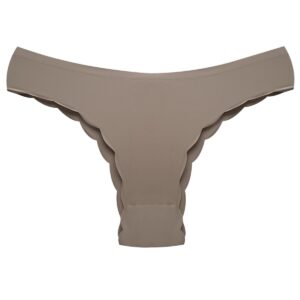 شورت زنانه هانا مدل لیزری کد 4978 رنگ قهوه ای تیره