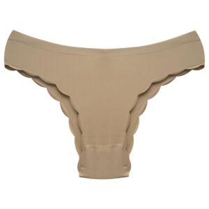 شورت زنانه هانا مدل لیزری کد 4978 رنگ نسکافه ای