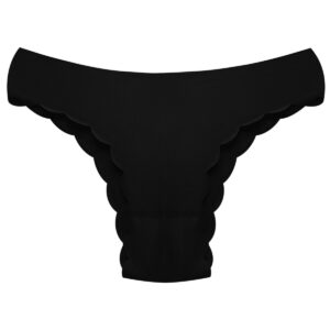 شورت زنانه هانا مدل لیزری کد 4978 رنگ مشکی