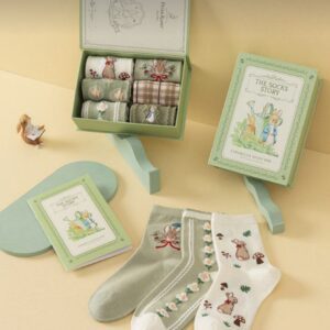 جوراب نیم ساق خرگوش سبز n-1093