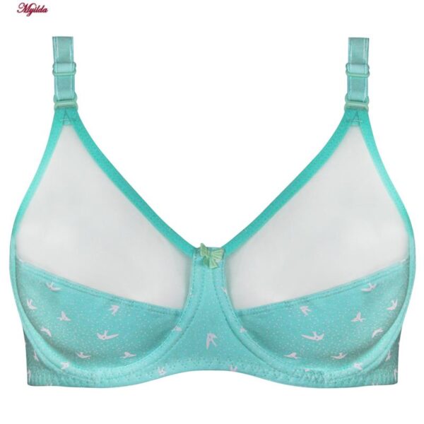 ست شورت و سوتین زنانه پانیذ مدل فنردار 9046 رنگ آبی آسمانی