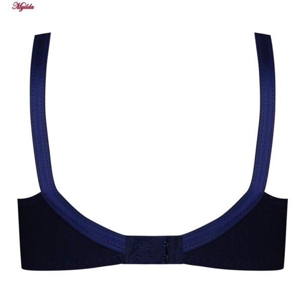 سوتین زنانه ماییلدا مدل بدون فنر کد 3472 رنگ سرمه ای