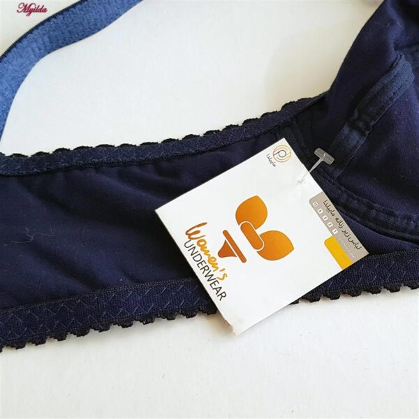 سوتین زنانه ماییلدا مدل بدون فنر کد 3472 رنگ سرمه ای