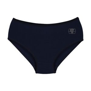 شورت زنانه برهان تن پوش مدل 7-Z-03 اسلیپ بغل پهن ساده رنگ سرمه ای