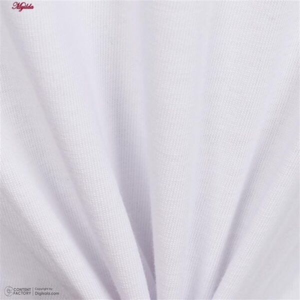 تاپ زنانه برهان تن پوش مدل بندی رنگ سفید