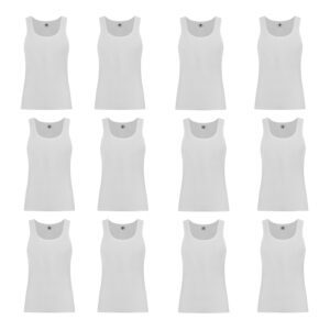 زیرپوش پسرانه برهان تن پوش مدل 01 رنگ سفید بسته 12 عددی
