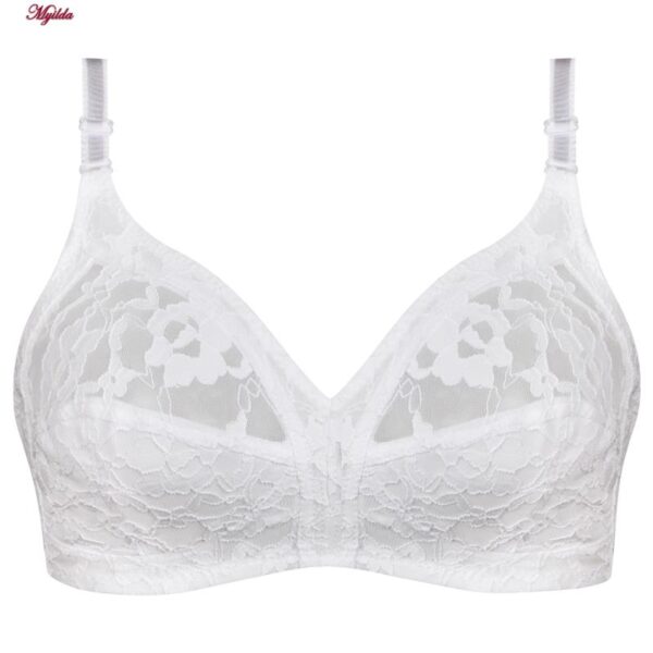 سوتین زنانه پانیذ مدل بدون فنر کد 66507 رنگ سفید