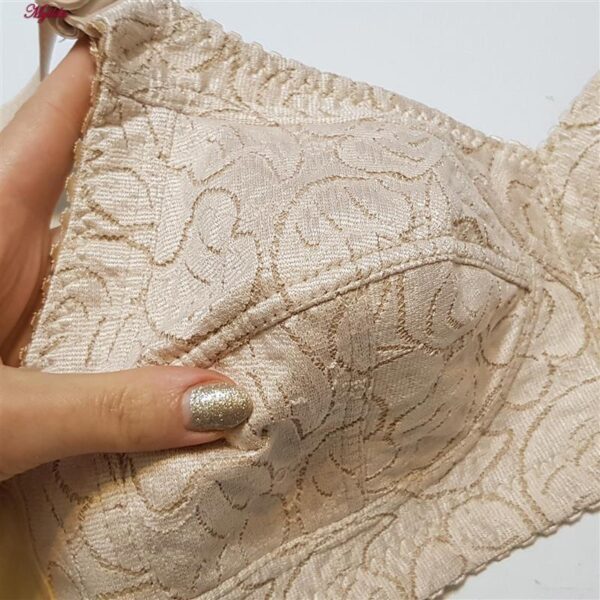 سوتین زنانه ماییلدا مدل بدون فنر کد 5053 رنگ کرم