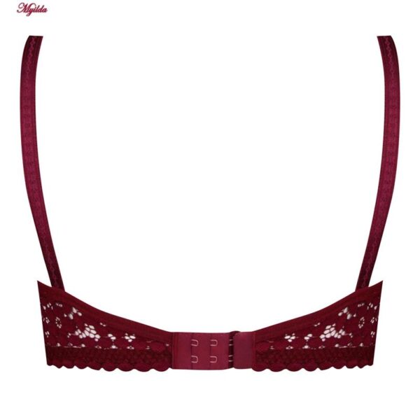 ست شورت و سوتین زنانه کارنا رز مدل فنردار کد 5032-2001 رنگ زرشکی