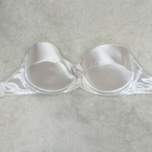 دکلته دخترانه سفید بدون بند کد R698