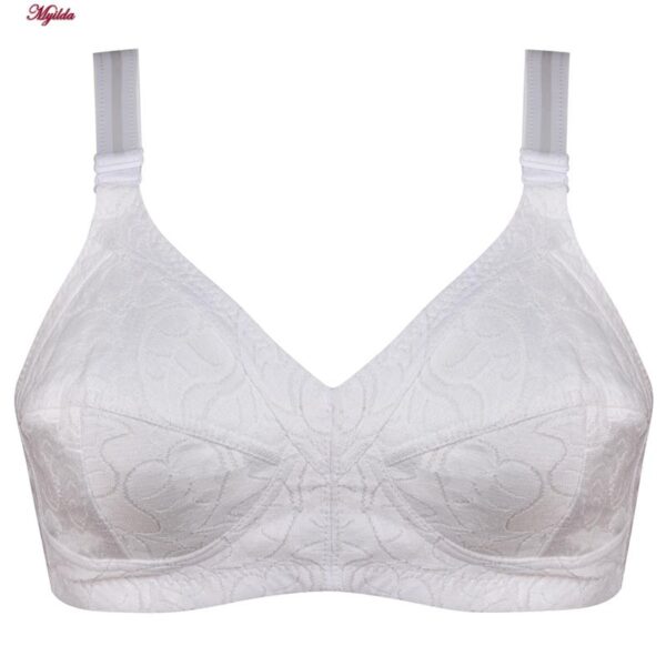 سوتین زنانه ماییلدا مدل بدون فنر کد 5053 رنگ سفید