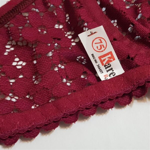 ست شورت و سوتین زنانه کارنا رز مدل فنردار کد 5032-2001 رنگ زرشکی