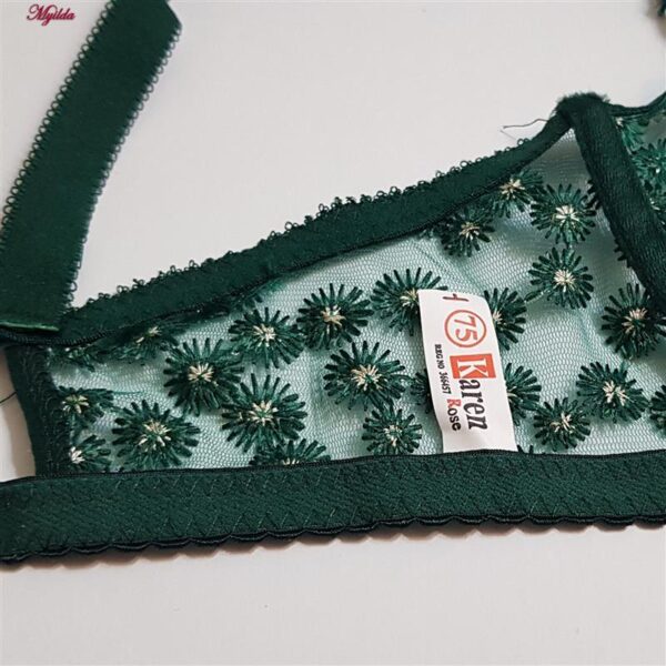 ست شورت و سوتین زنانه کارنا رز مدل فنردار کد 5031-2057 رنگ سبز