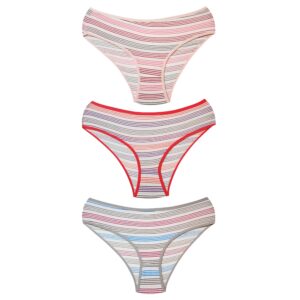 شورت زنانه ماییلدا مدل نخی راه راه کد 5073-2 بسته 3 عددی