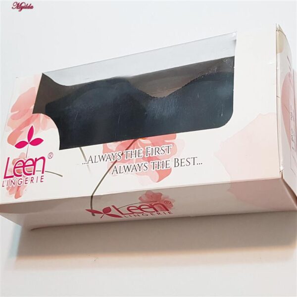 سوتین زنانه لین مدل فنردار پوش آپ کد 4680-704 رنگ مشکی