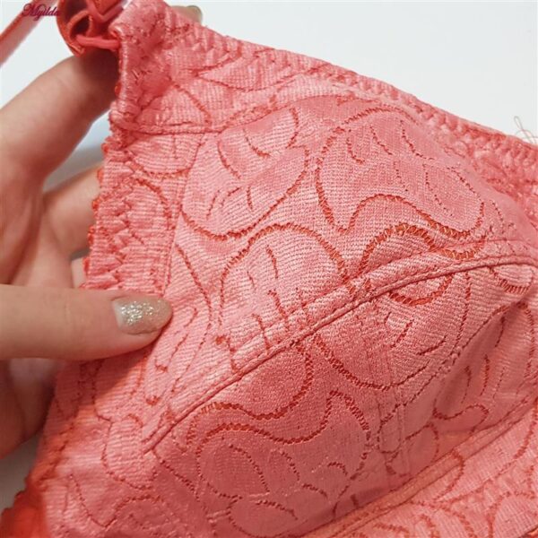 سوتین زنانه ماییلدا مدل بدون فنر کد 5053 رنگ گلبهی