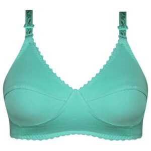 سوتین زنانه ماییلدا مدل بدون فنر کد 3472 رنگ سبز آبی