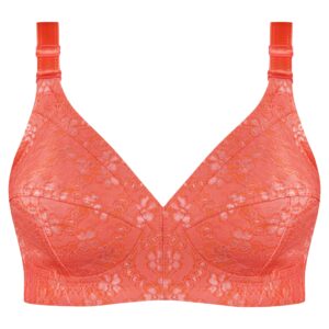 سوتین زنانه ماییلدا مدل بدون فنر کد 5038 رنگ گلبهی