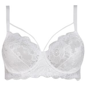 سوتین زنانه ماییلدا مدل فنردار هارنس کد 5045 رنگ سفید