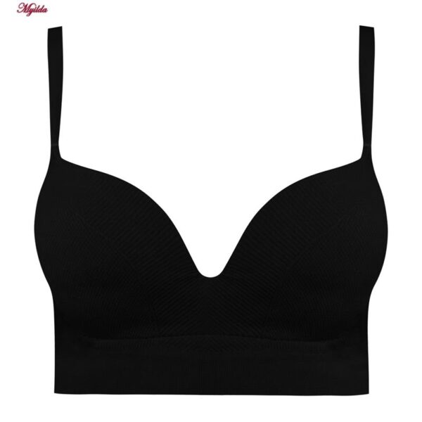 ست نیم تنه و شورت ورزشی زنانه ماییلدا مدل سیملس کد 4966 رنگ مشکی