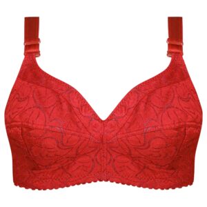 سوتین زنانه ماییلدا مدل بدون فنر کد 5053 رنگ قرمز