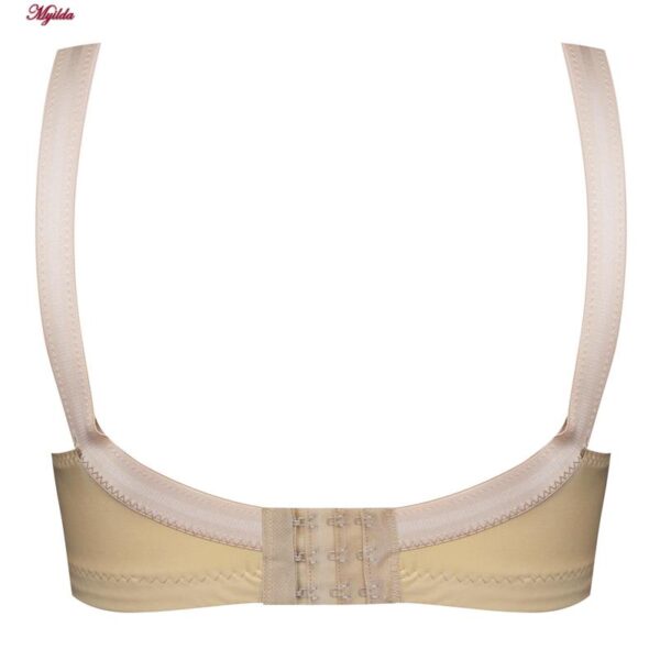 سوتین زنانه ماییلدا مدل بدون فنر کد 5053 رنگ کرم