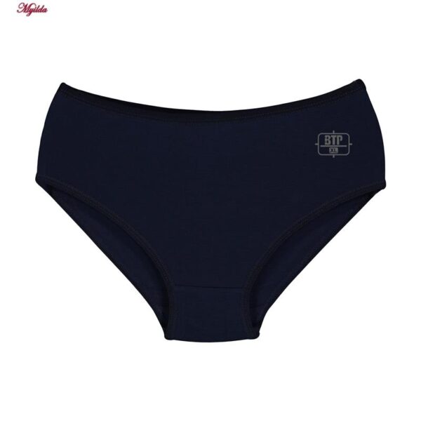 شورت زنانه برهان تن پوش مدل اسلیپ 7-03  رنگ سرمه ای بسته 3 عددی