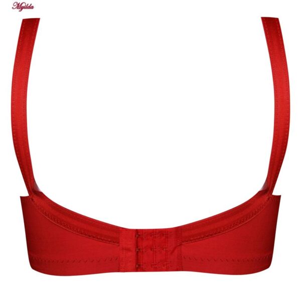 سوتین زنانه ماییلدا مدل بدون فنر کد 5053 رنگ قرمز