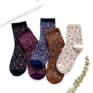 جوراب ساقدار گل ریز کد n-1240