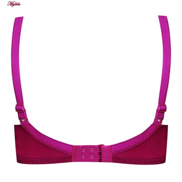 سوتین زنانه پانیذ مدل فنردار کد 66370-07 رنگ سرخابی